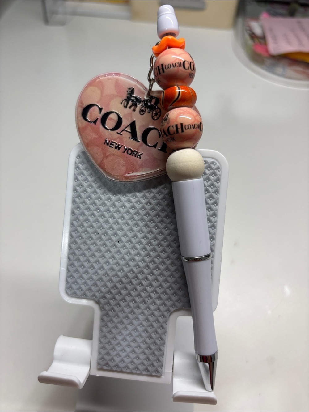 Bead PENCharm – Orange Accents